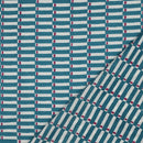 Handgefertigte Batik Baumwolle Muster petrol lila
