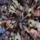 Poppy French Terry Sweat Stoff Blumen digital
