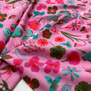 Nerida Hansen Baumwolle Blumen rosa