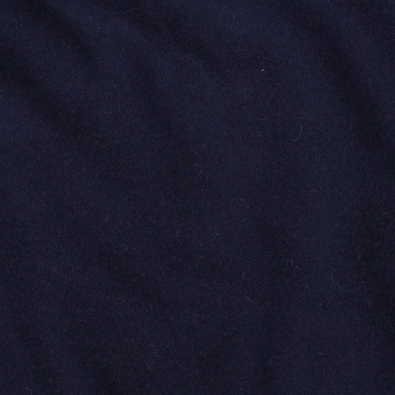 Baumwoll Fleece Stoff uni dunkelblau