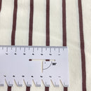 Jersey Stoff Streifen Swafing Isa creme braun