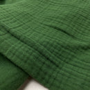 Musselin Double Gauze Baumwolle grün