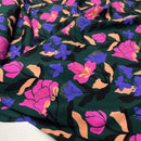 Nerida Hansen Ecovero Stoff Viskose Blumen grün