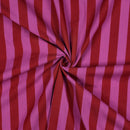 Dyed Baumwolle Stoff Karo Streifen pink rosa