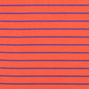 Kurzfloorfrottee Frottee Streifen orange lila