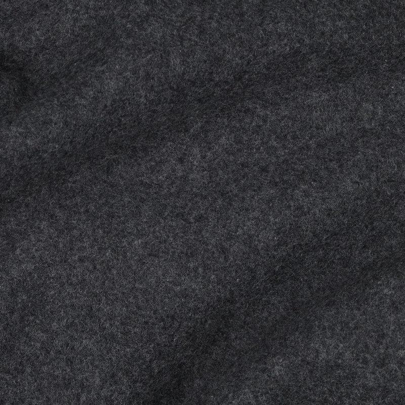 Baumwoll Fleece Stoff uni dunkelgrau