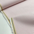 Westfalenstoffe Stoff Vichy Baumwolle Streifen rosa