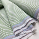 Oxford Baumwolle Stoff Webware Streifen mint