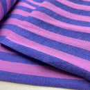 Dyed Baumwolle Stoff Streifen blau lila