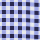 Poppy Design Beschichtete Baumwolle Stoff blau kariert