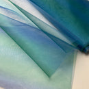 Swafing Ombre Tüll Stoff mit Farbverlauf Wabentüll