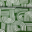 Mind the Maker Baumwoll Leinen Stoff Over the Rainbow grün