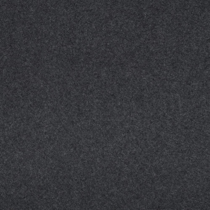 Baumwoll Fleece Stoff uni dunkelgrau