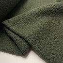 Boucle Stoff Jackenstoff grün
