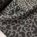 Swafing Leo Heavy Sweat Stoff Animal print schwarz