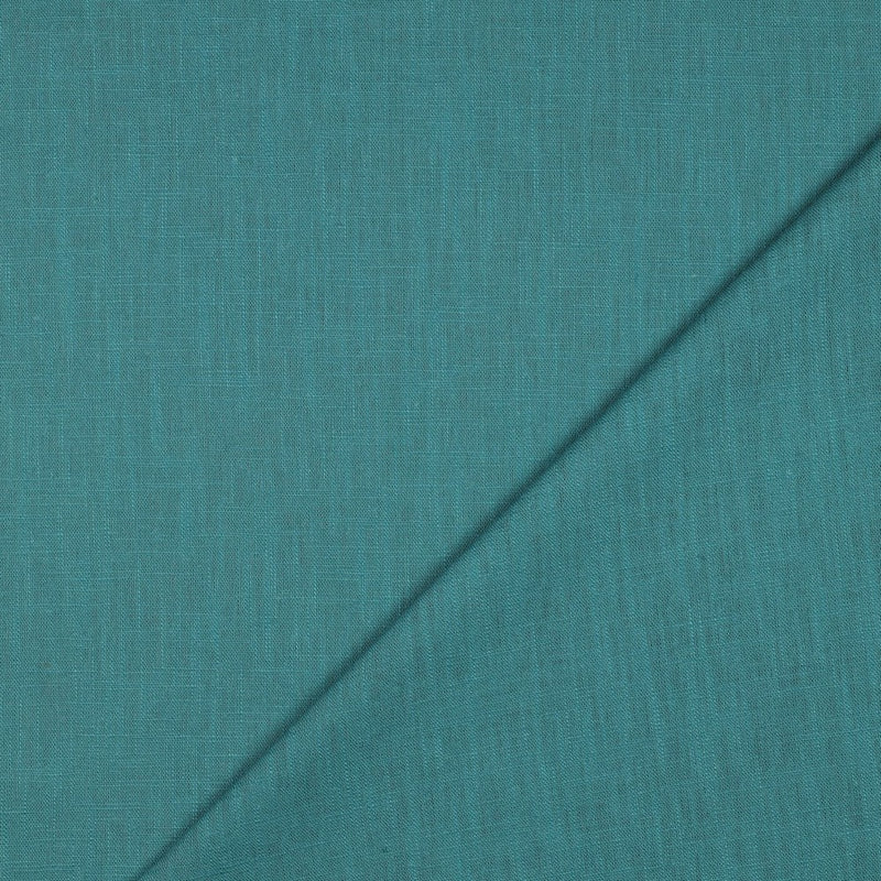 Leinen Baumwolle Stoff Webware grün blau
