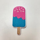 Aufnäher Applikation - Zum Aufbügeln - Eis am Stiel