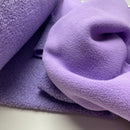 Teddy Boucle Stoff Jackenstoff mit Fleeceabseite flieder