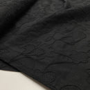 Fibre Mood leichte Baumwolle Stoff mit Stickerei schwarz