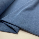 Denim French Terry Sweat Stoff mittel blau