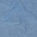 Denim French Terry Sweat Stoff mittel blau