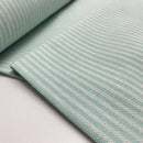Canvas Baumwolle Stoff Streifen mint