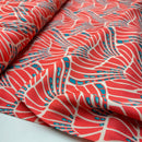 Swafing Viskose Stoff Vienna Coral by Bienvenido Colorido
