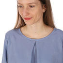 Papierschnittmuster Studio Schnittreif Schlupfbluse mit Kellerfalte Frau Suki