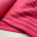 Dyed Baumwolle Stoff Streifen pink