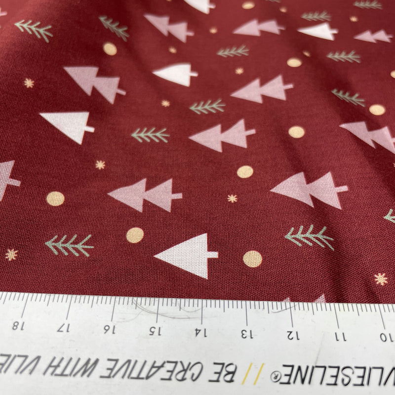 Baumwolle Weihnachten Stoff rot Swafing Björn