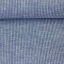 Swafing Paul Leinen Baumwolle Stoff Streifen blau