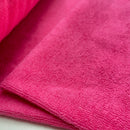 Kurzfloorfrottee Frottee uni pink