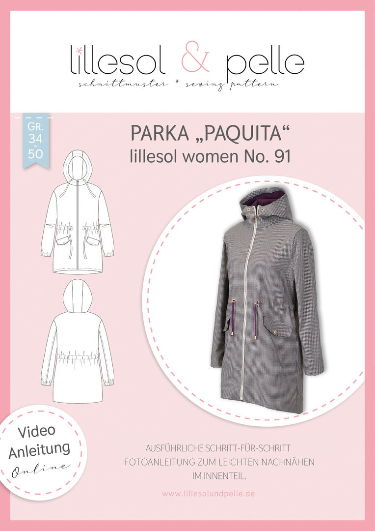 Papierschnittmuster Lillesol & Pelle Parka Paquita No. 91