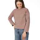 Papierschnittmuster Shirt mit U-Boot Ausschnitt Frau LARA