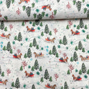 Westfalen Trondheim Baumwolle Webstoff Weihnachten Landschaft