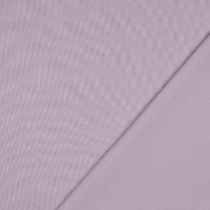 Cotton Interlock Jersey Stoff flieder