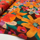 Swafing Ira Leinen Baumwolle Stoff Blumen Muster bunt