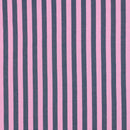 Dyed Baumwolle Stoff Streifen blau rosa