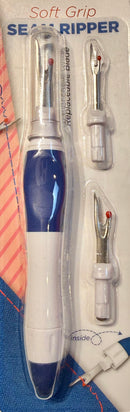 Nahttrenner Soft Grip mit auswechselbarer Klinge blau