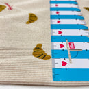 Jennifer  Bouron Rippjersey Stoff Muster Croissant