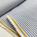 Westfalenstoffe Stoff Vichy Baumwolle Streifen blau