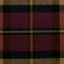Baumwoll Flanell Stoff Swafing Maverick bordeaux schwarz Karo kariert