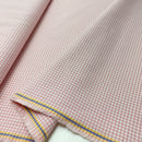 Westfalenstoffe Stoff Oxford Baumwolle kariert rosa