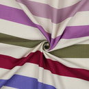 Canvas Stoff Streifen bunt