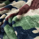 Polar Fleece Stoff Camouflage