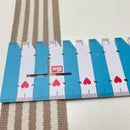 1 Meter Gurtband - 40mm - gestreift beige