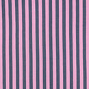 Dyed Baumwolle Stoff Streifen blau rosa