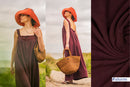 Fibre Mood Cotton Slub Musselin bordeaux