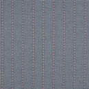 Baumwolle Jacquard Webware Stoff Blumen kariert blau