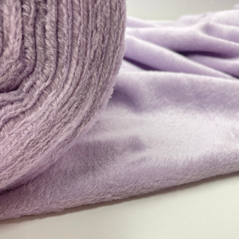 Polar Fleece Stoff uni flieder